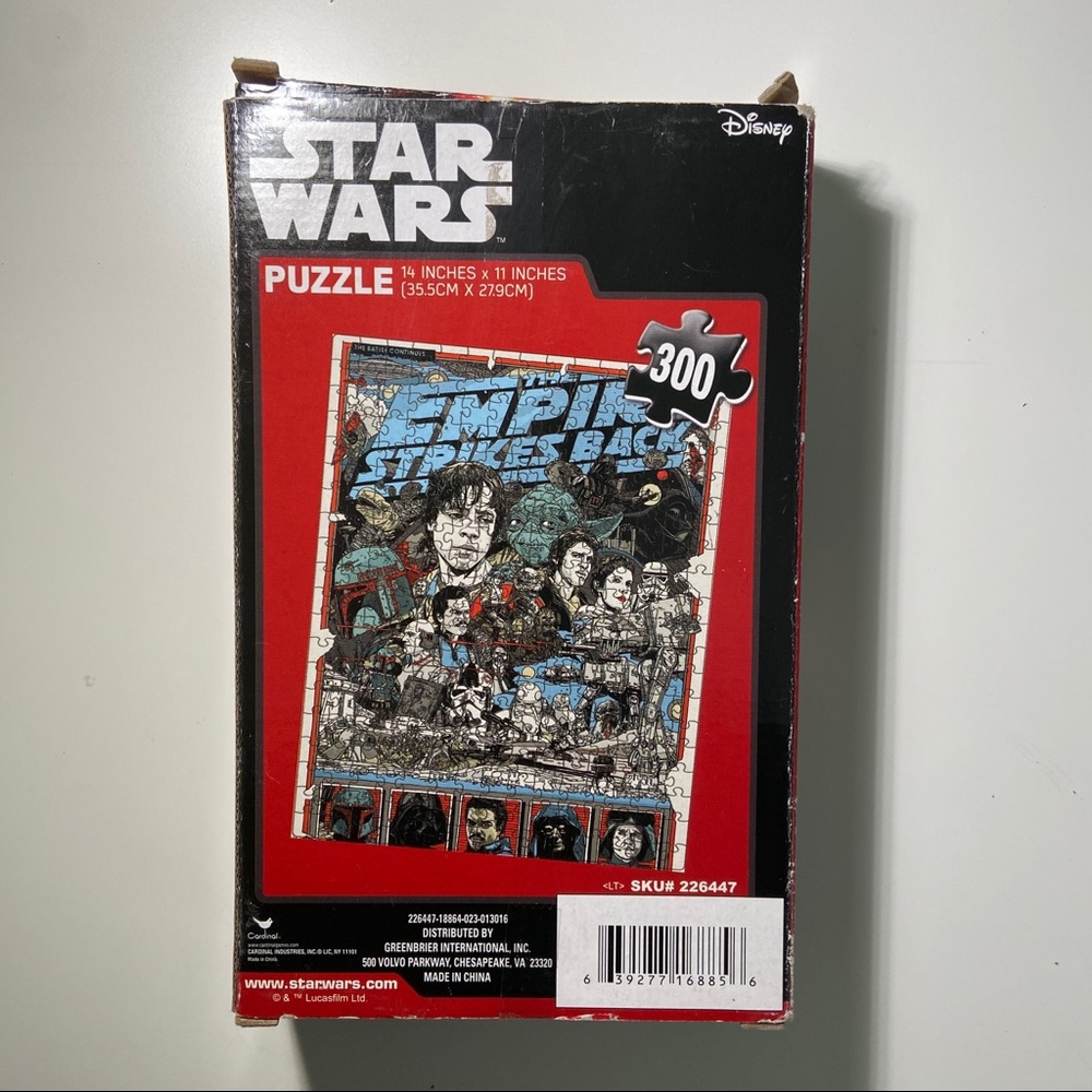 Star Wars 300 Piece 14inx11in Puzzle Cardinal Jigsaw - Picture 5 of 6